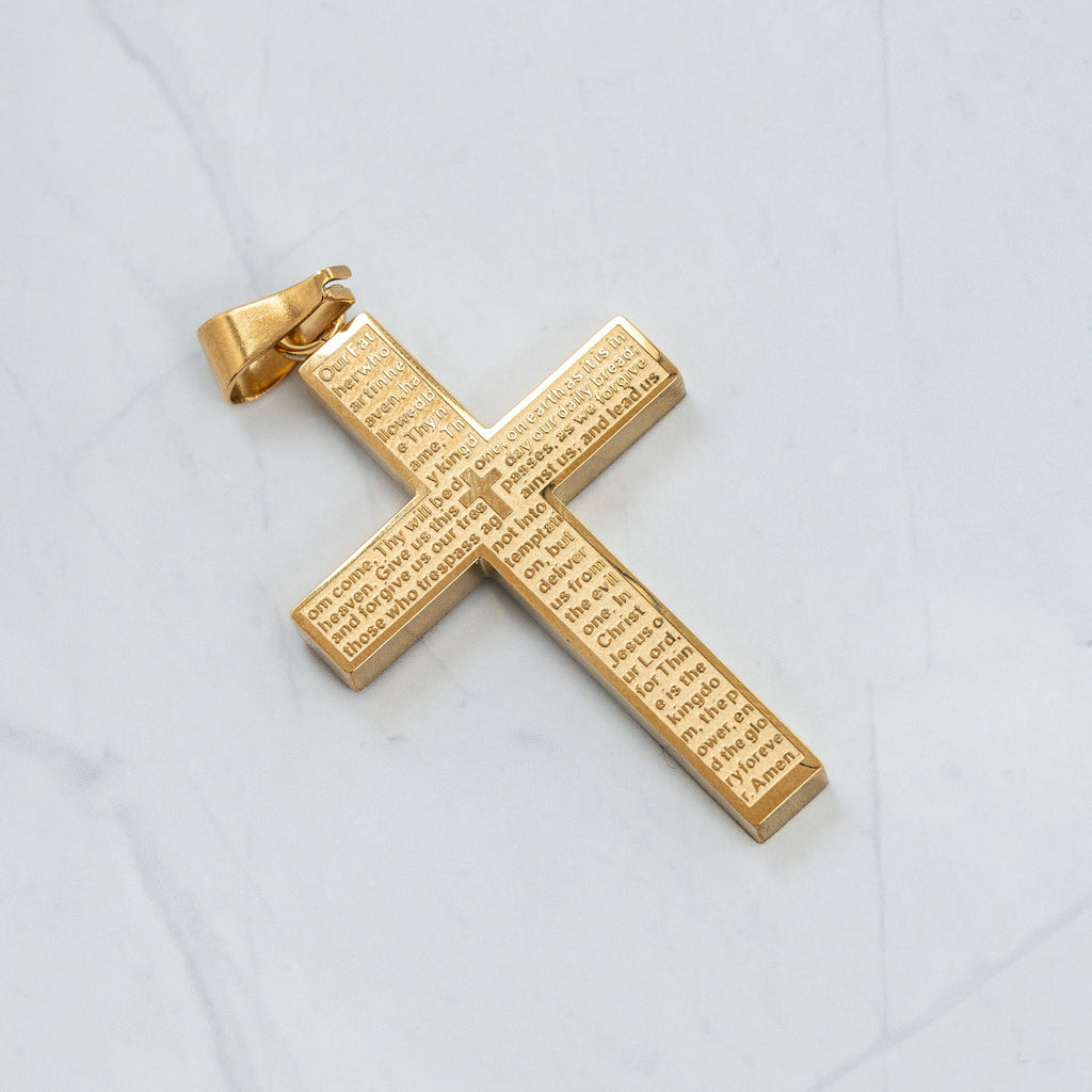 Dije Cruz con Oración